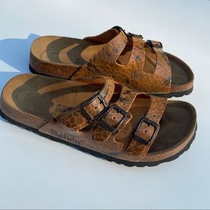 BIRKENSTOCK BETULA Animal Print Sandals 8